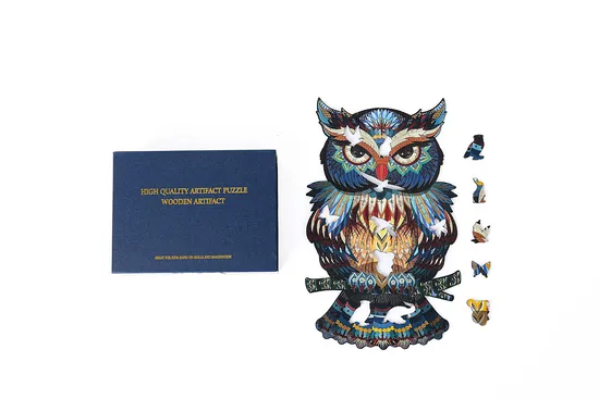 Drop Shipping Amazon Vendita calda Puzzle 3D Puzzle in legno Colorato Elefante Jigsaw Puzzle